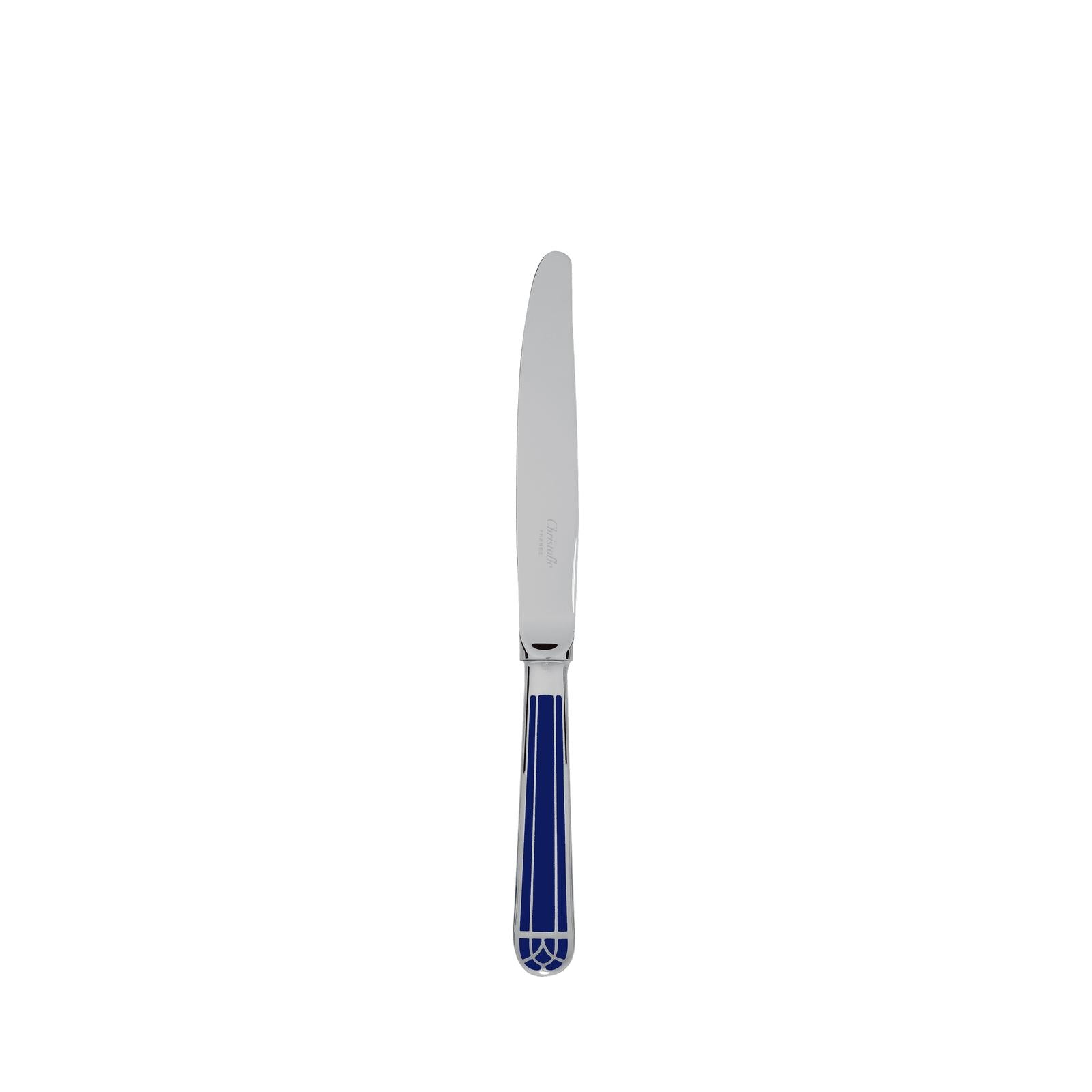 Christofle Talisman Silver Plated Dessert Knife Blue