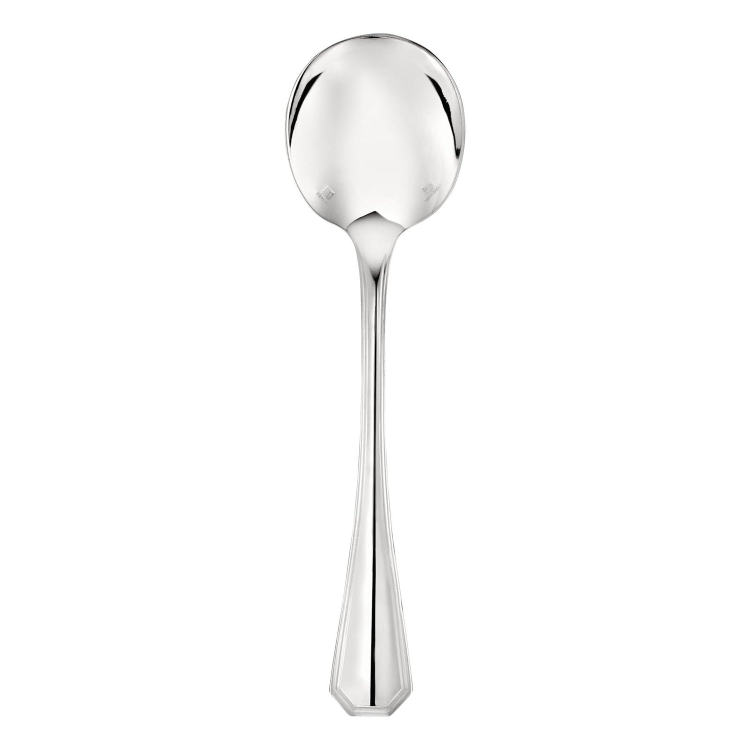 Christofle America Silver Plated Cream Soup Spoon