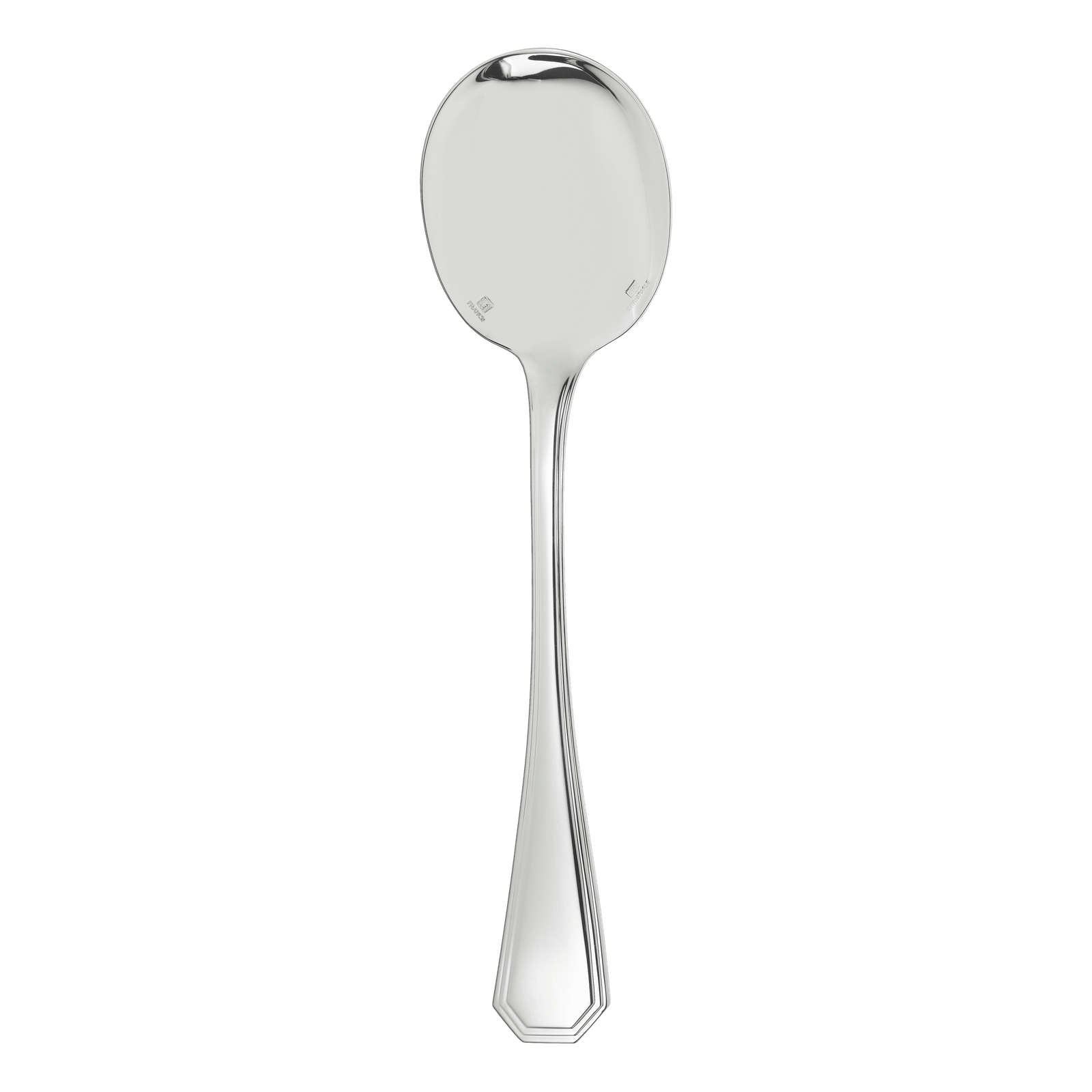 Christofle America Silver Plated Cream Soup Spoon