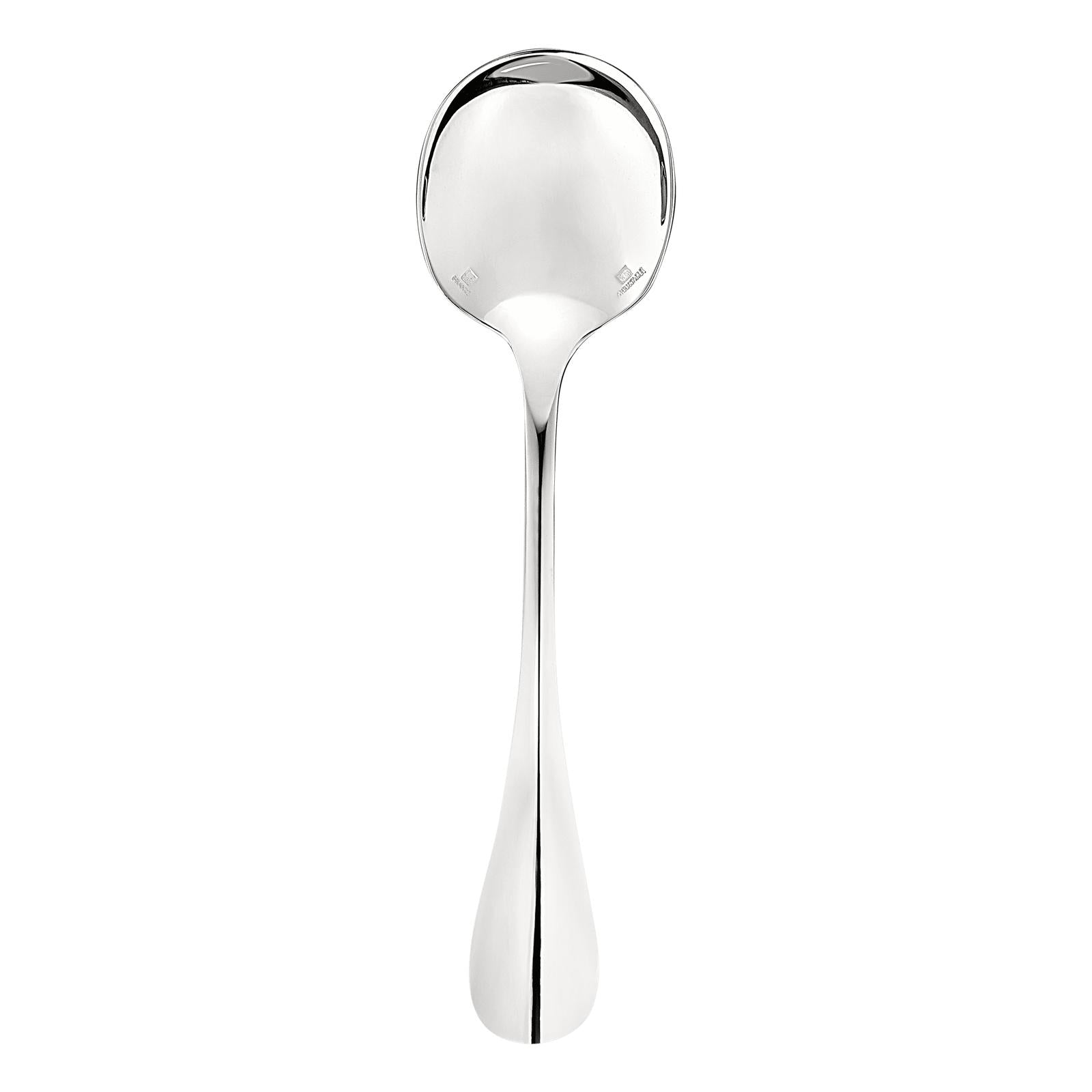 Christofle Fidelio Silver Plated Cream Soup Spoon
