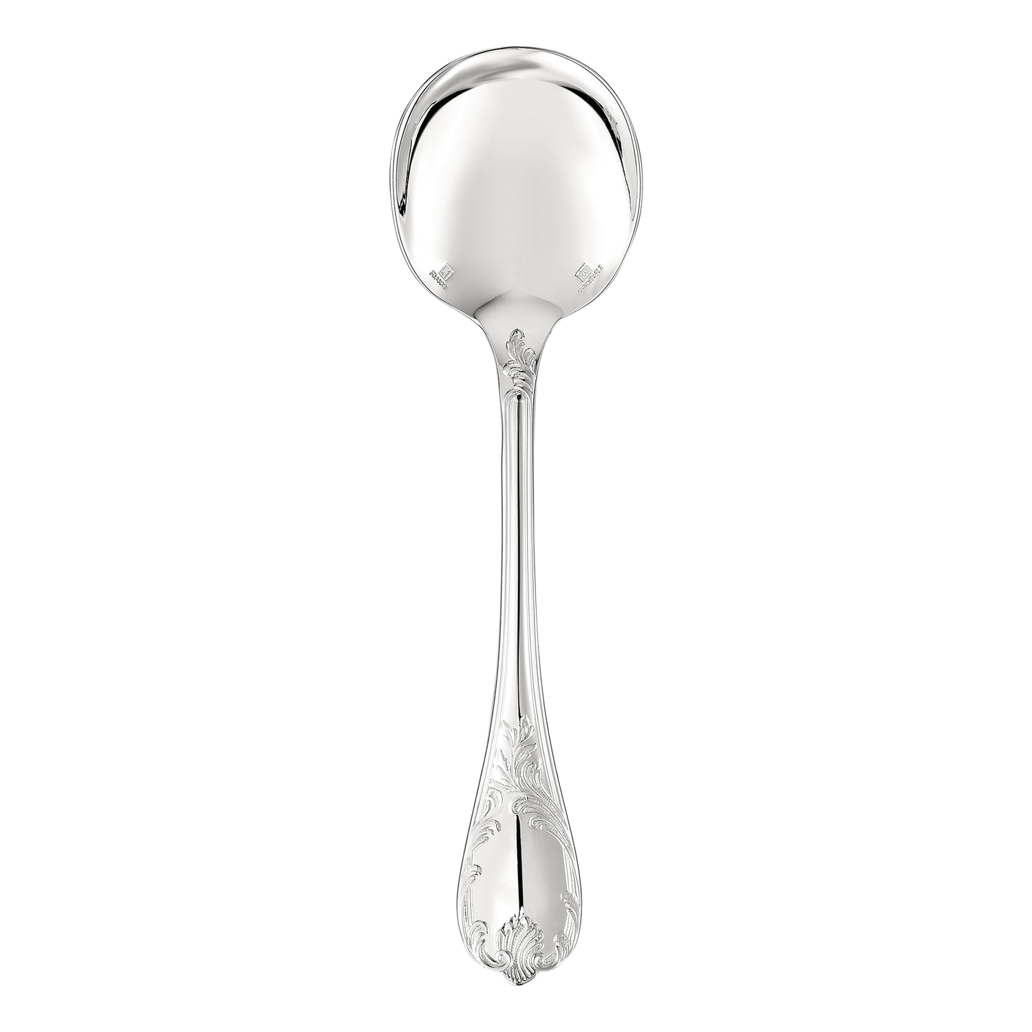 Christofle Marly Silver Plated Cream Soup Spoon