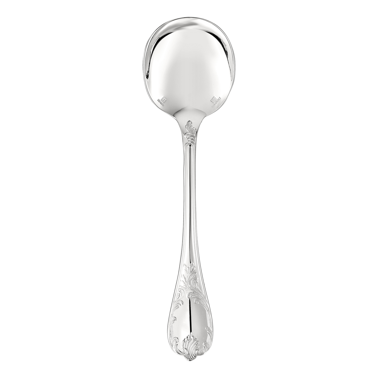 Christofle Marly Silver Plated Cream Soup Spoon