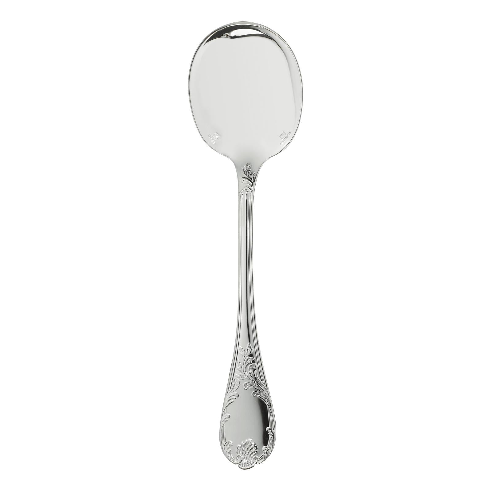 Christofle Marly Silver Plated Cream Soup Spoon