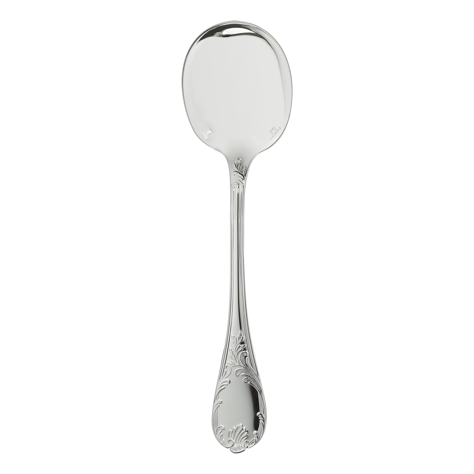 Christofle Marly Silver Plated Cream Soup Spoon