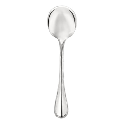 Christofle Perles Silver Plated Soup Spoon