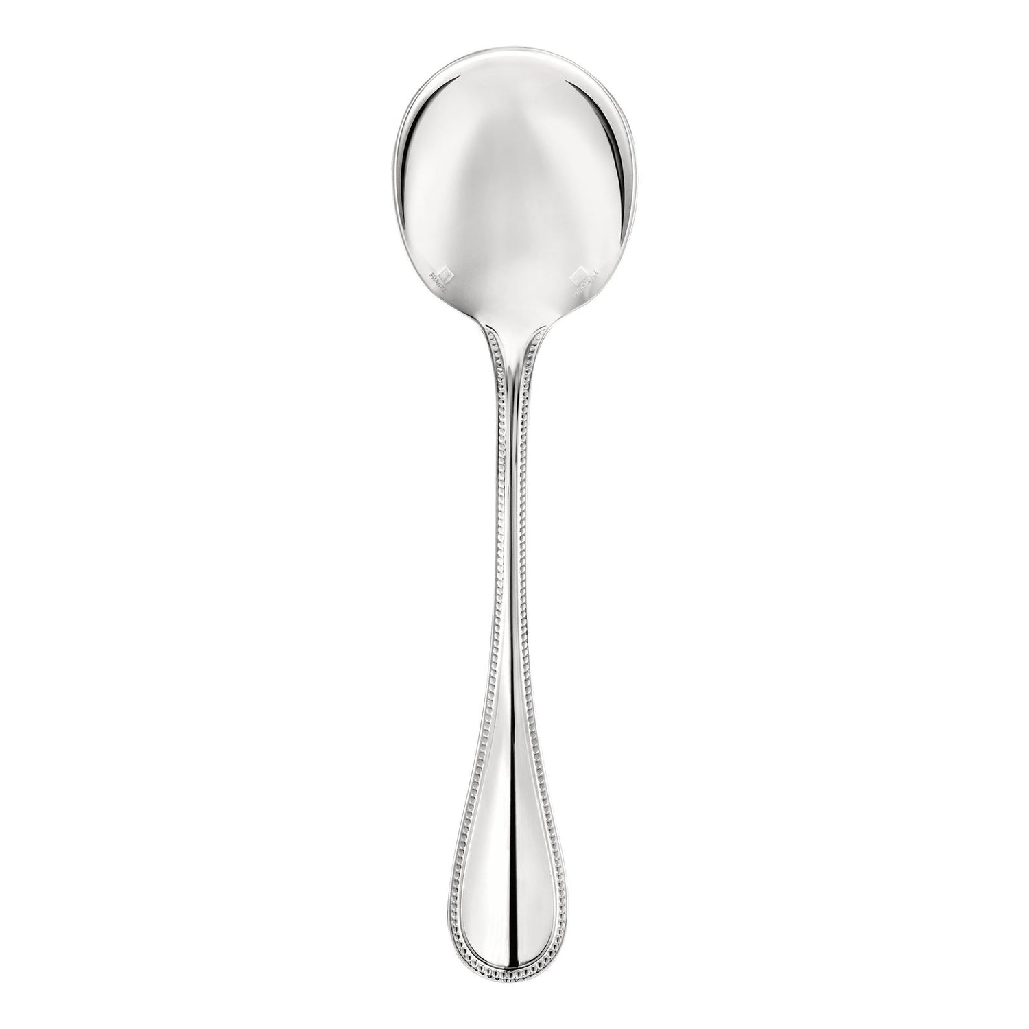 Christofle Perles Silver Plated Soup Spoon