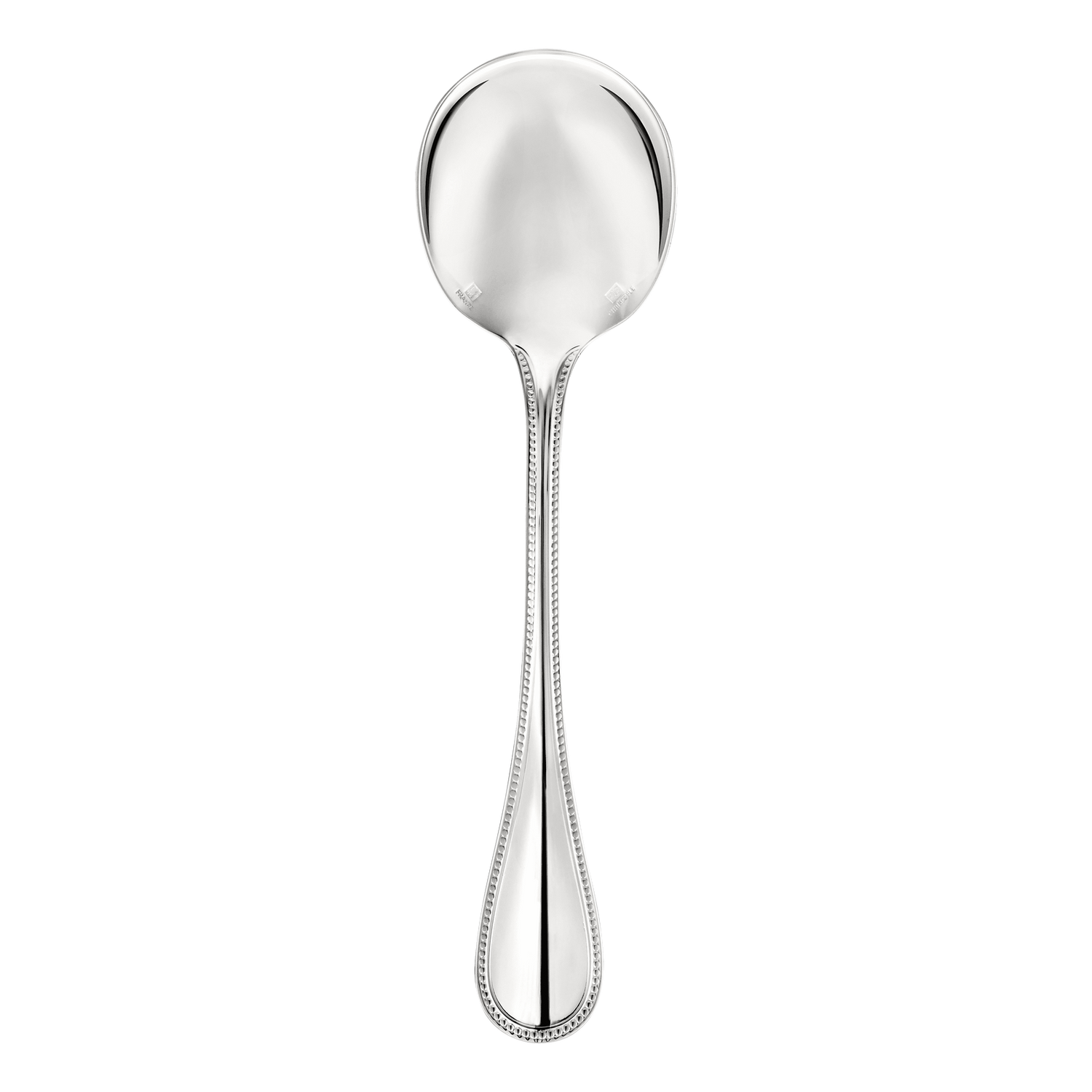 Christofle Perles Silver Plated Soup Spoon