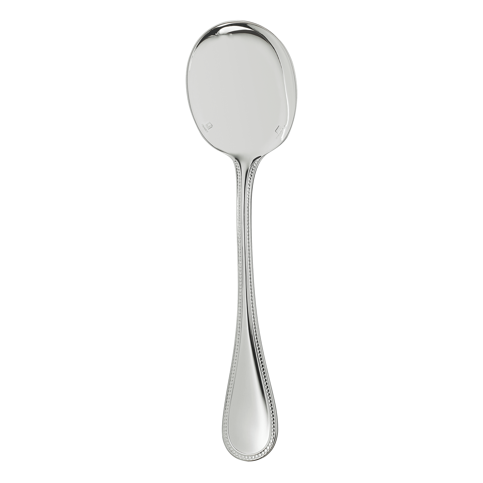 Christofle Perles Silver Plated Soup Spoon