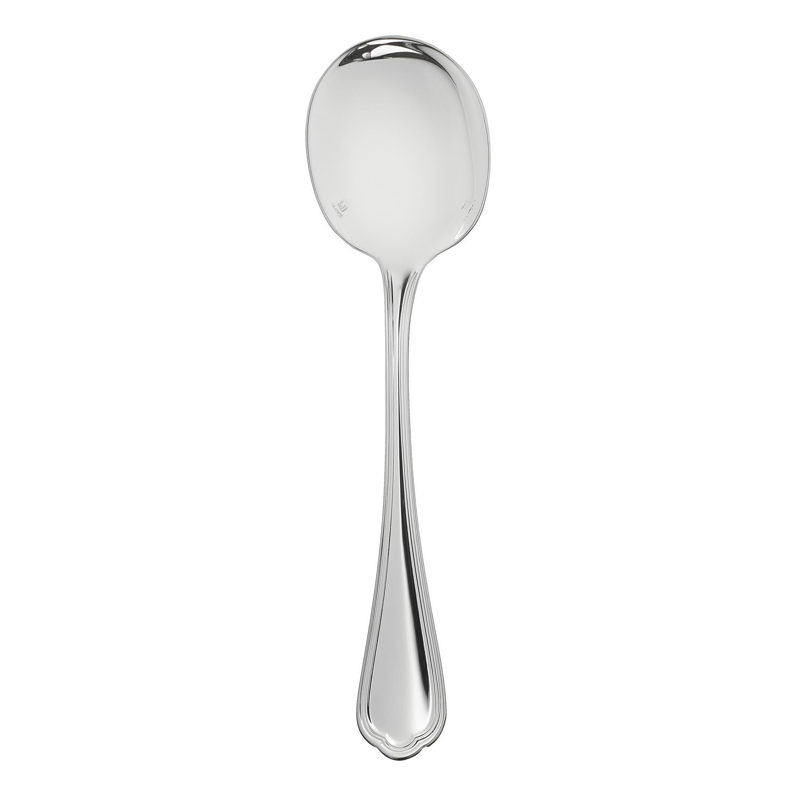 Christofle Spatours Silver Plated Cream Soup Spoon