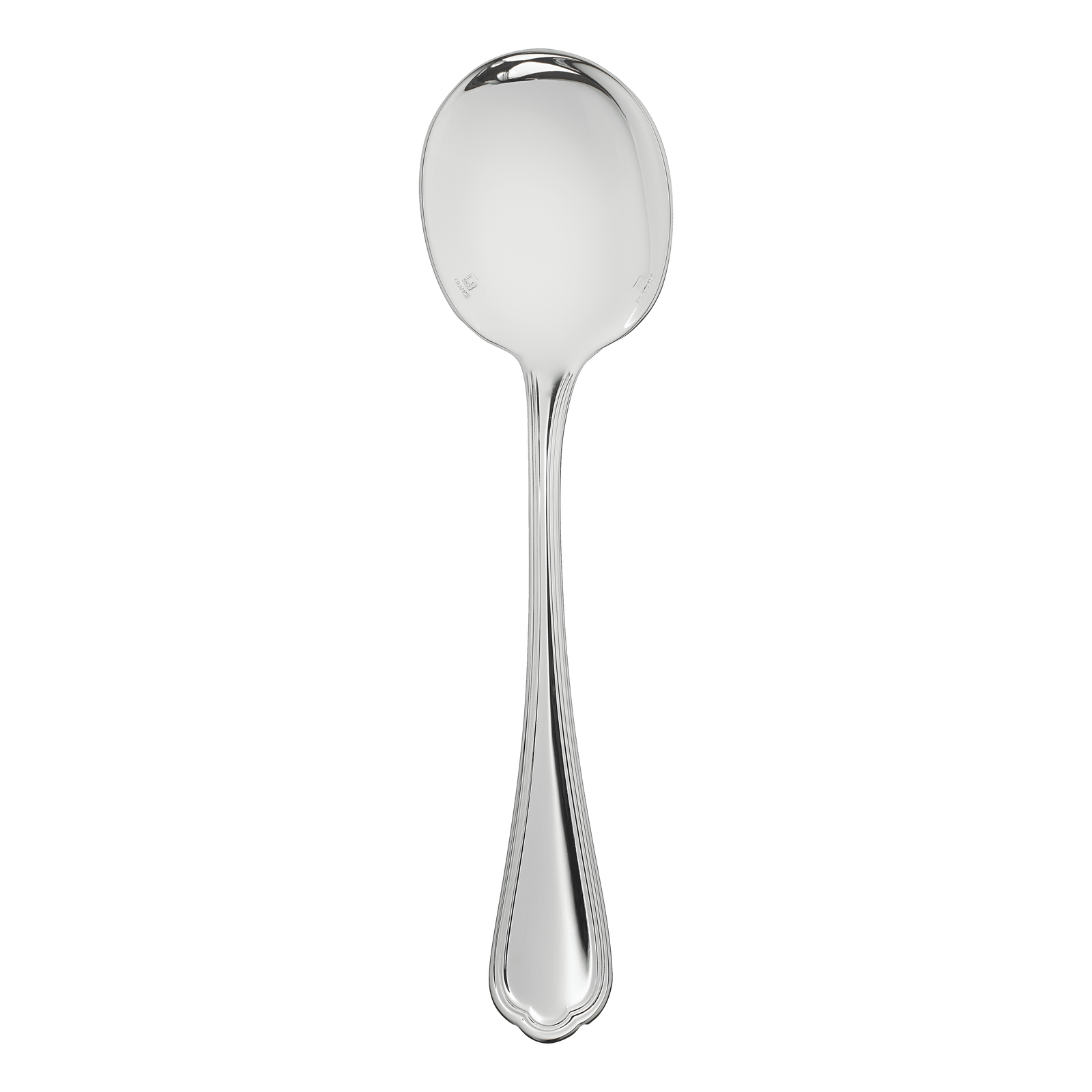 Christofle Spatours Silver Plated Cream Soup Spoon