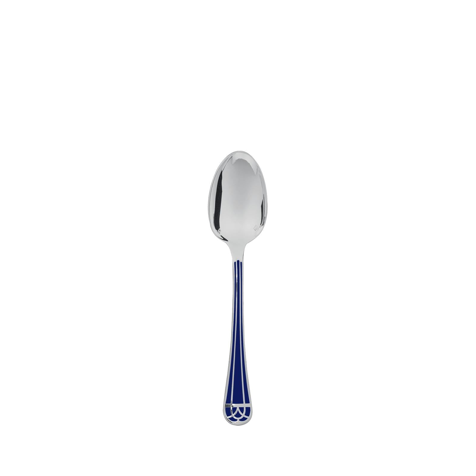 Christofle Talisman Silver Plated Dessert Spoon Blue