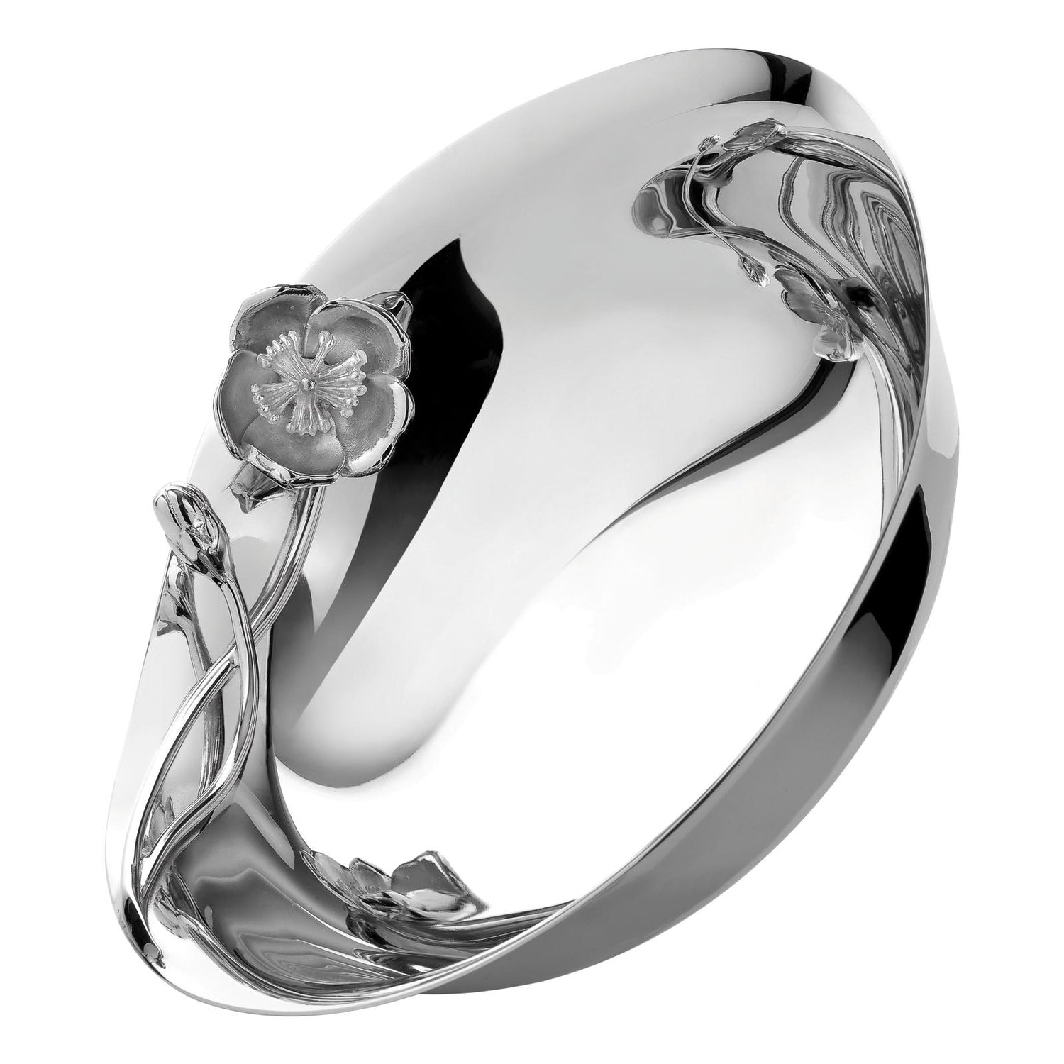 Christofle Anémone Silver Plated Bowl 26 Cm