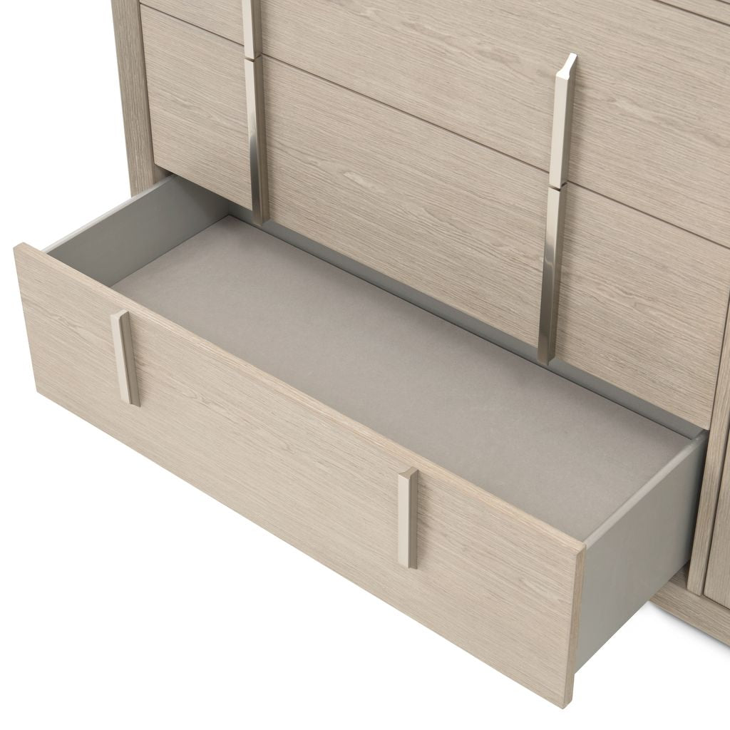 Michael Amini Lotus Bay 5-Drawer Chest - Sand