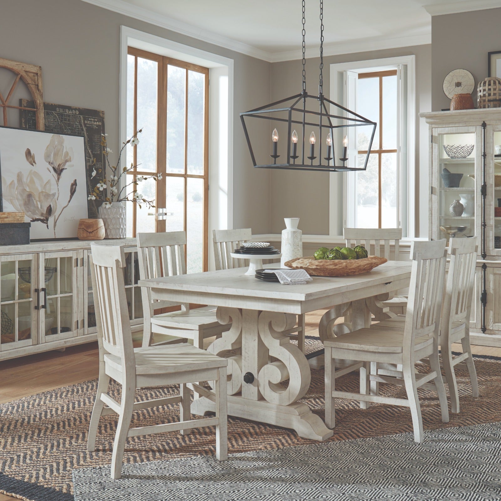 Magnussen Home Bronwyn Alabaster Dining Cabinet