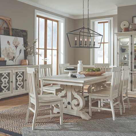 Magnussen Home Bronwyn Alabaster Side Chair Set of 2
