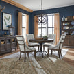 Magnussen Home Roxbury Manor Homestead Brown Upholstered Arm Chair Set of 2