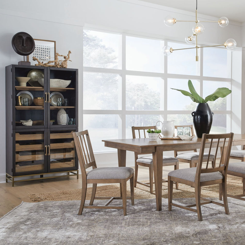 Magnussen Home Lindon Coffee Bean Two Tone Cabinet