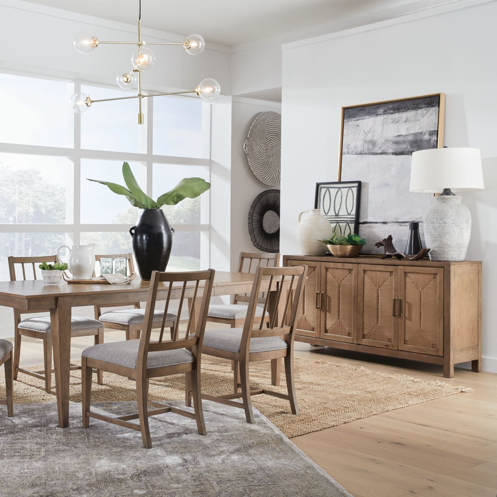 Magnussen Home Lindon Belgian Wheat Buffet
