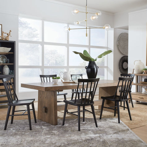 Magnussen Home Lindon Coffee Bean Side Chair Set of 2