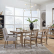 Magnussen Home Lindon Belgian Wheat Upholstered Arm Chair Set of 2