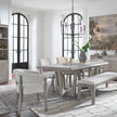 Magnussen Home Braelyn Dorian Grey Long Bench