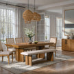 Magnussen Home Marcel Harvest Brown Bench