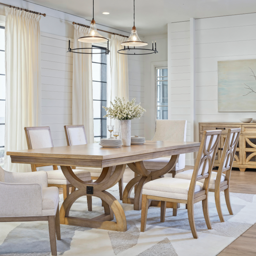 Magnussen Home Coventry Honey Maple Dining Table