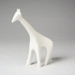 Global Views Matte White Giraffe