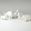 Global Views Matte White Giraffe