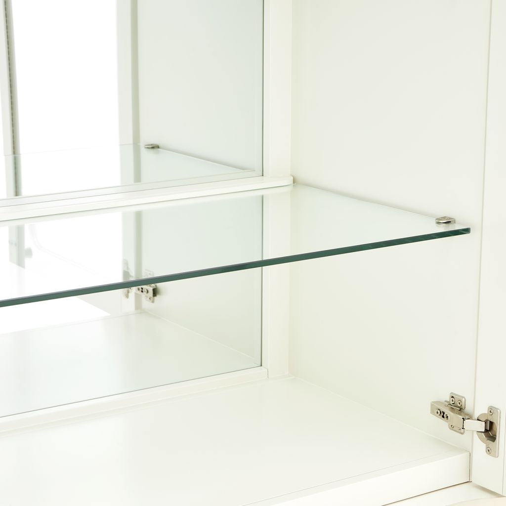 Michael Amini La Marisia Display Cabinet - Creamy Pearl