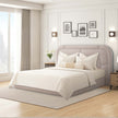 Michael Amini Orchid Lift Up Storage Bed - Gray