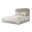 Michael Amini Amaryllis Lift Up Storage Bed - Taupe