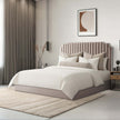 Michael Amini Amaryllis Lift Up Storage Bed - Taupe
