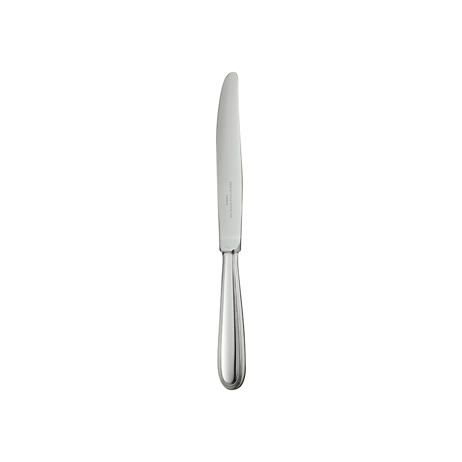 Christofle Perles Sterling Silver Dessert Knife