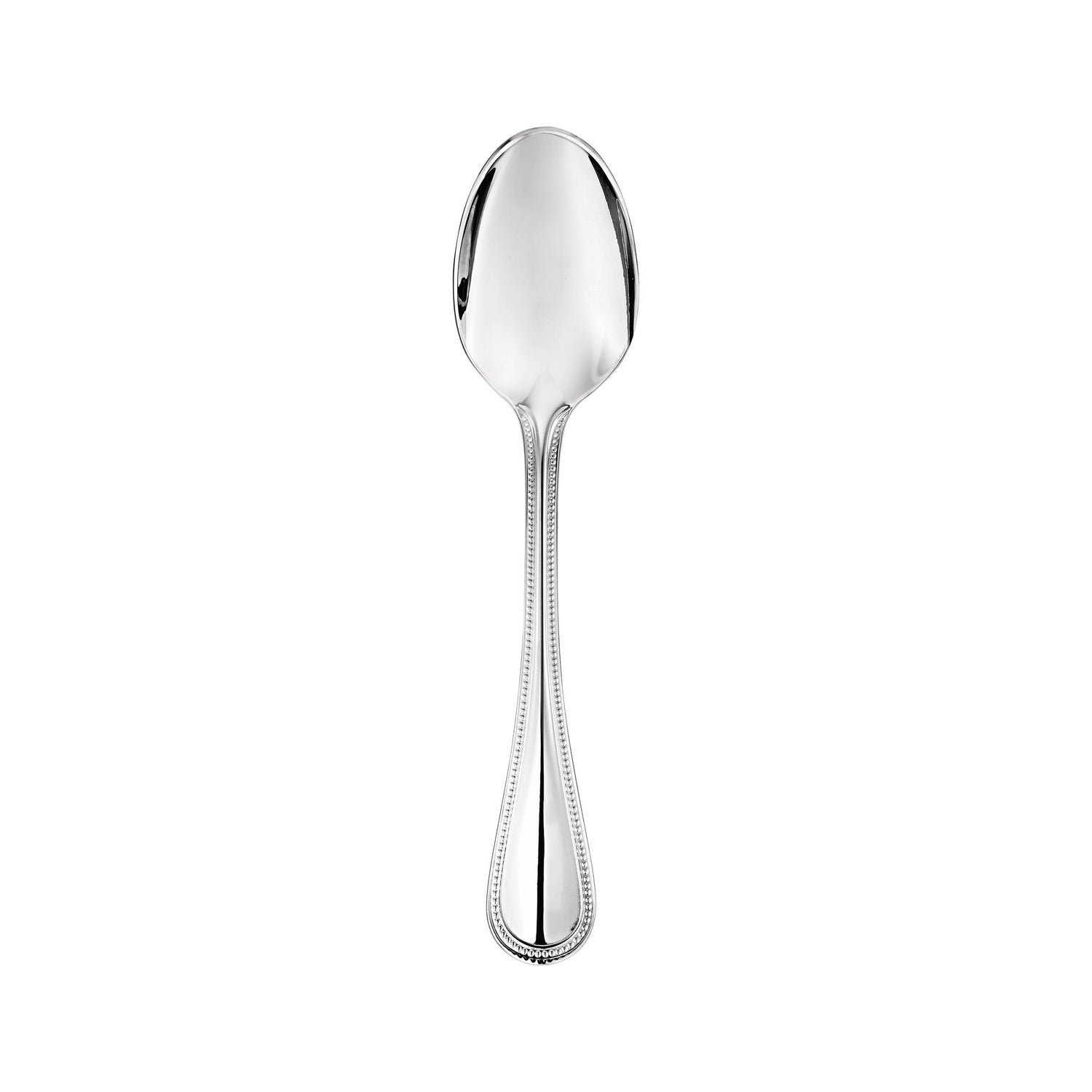 Christofle Steel Perles Stainless Steel Dessert Spoon