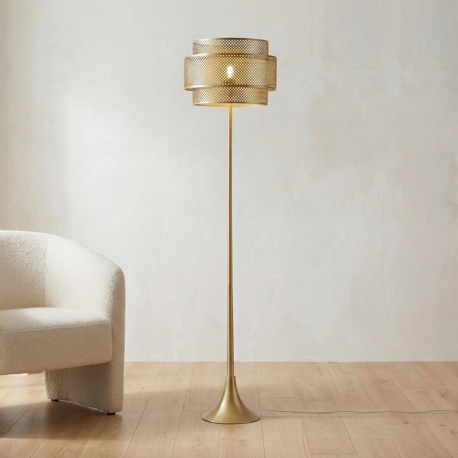 Bassett Mirror Diamond Cove Floor Lamp