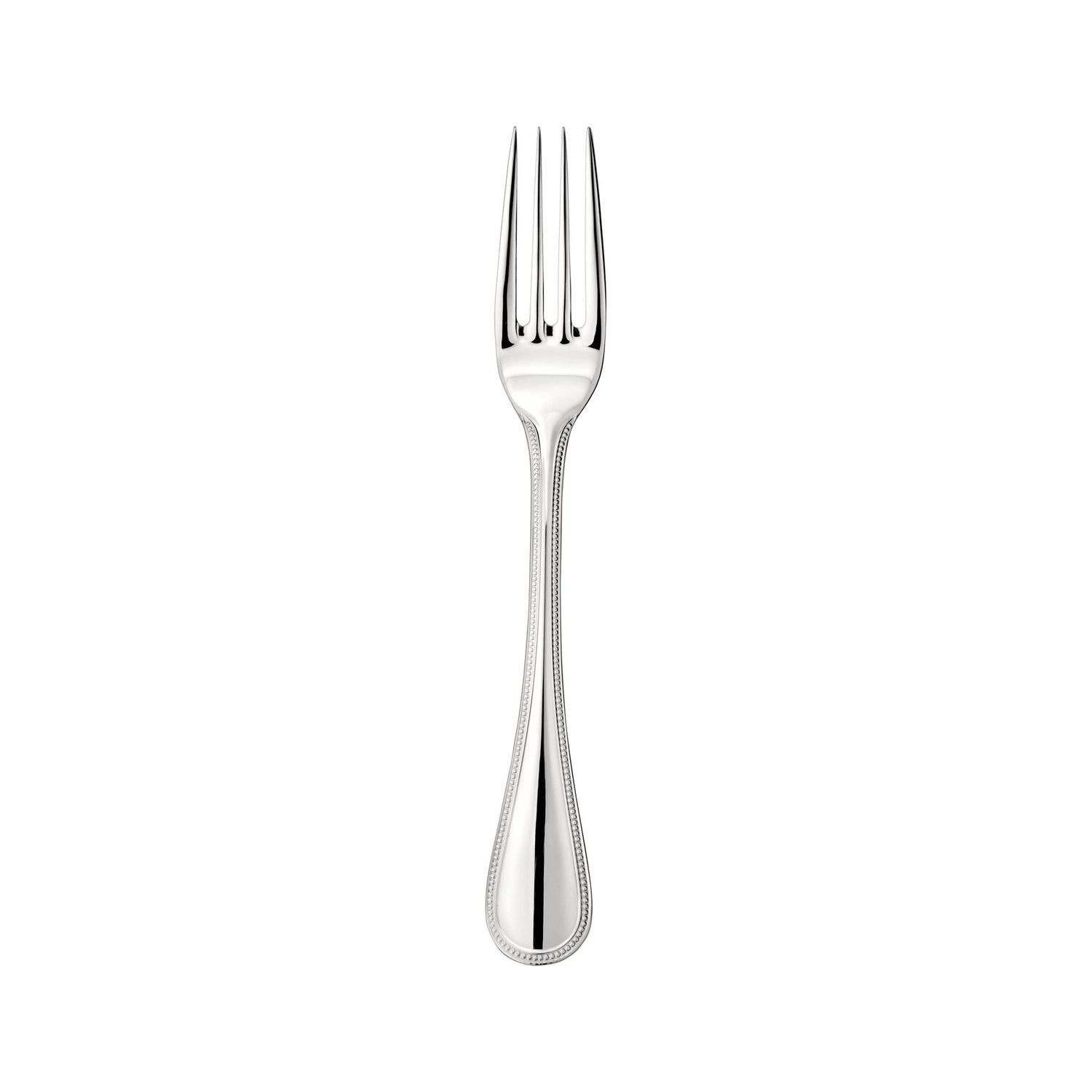 Christofle Steel Perles Stainless Steel Dinner Fork