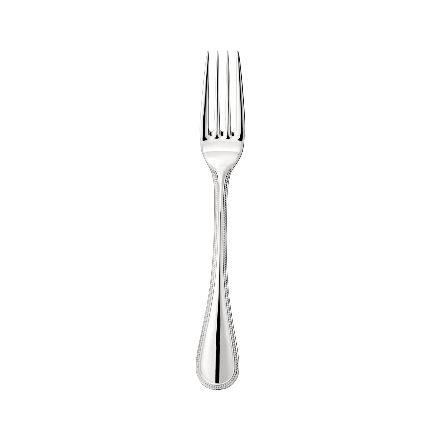 Christofle Steel Perles Stainless Steel Dinner Fork