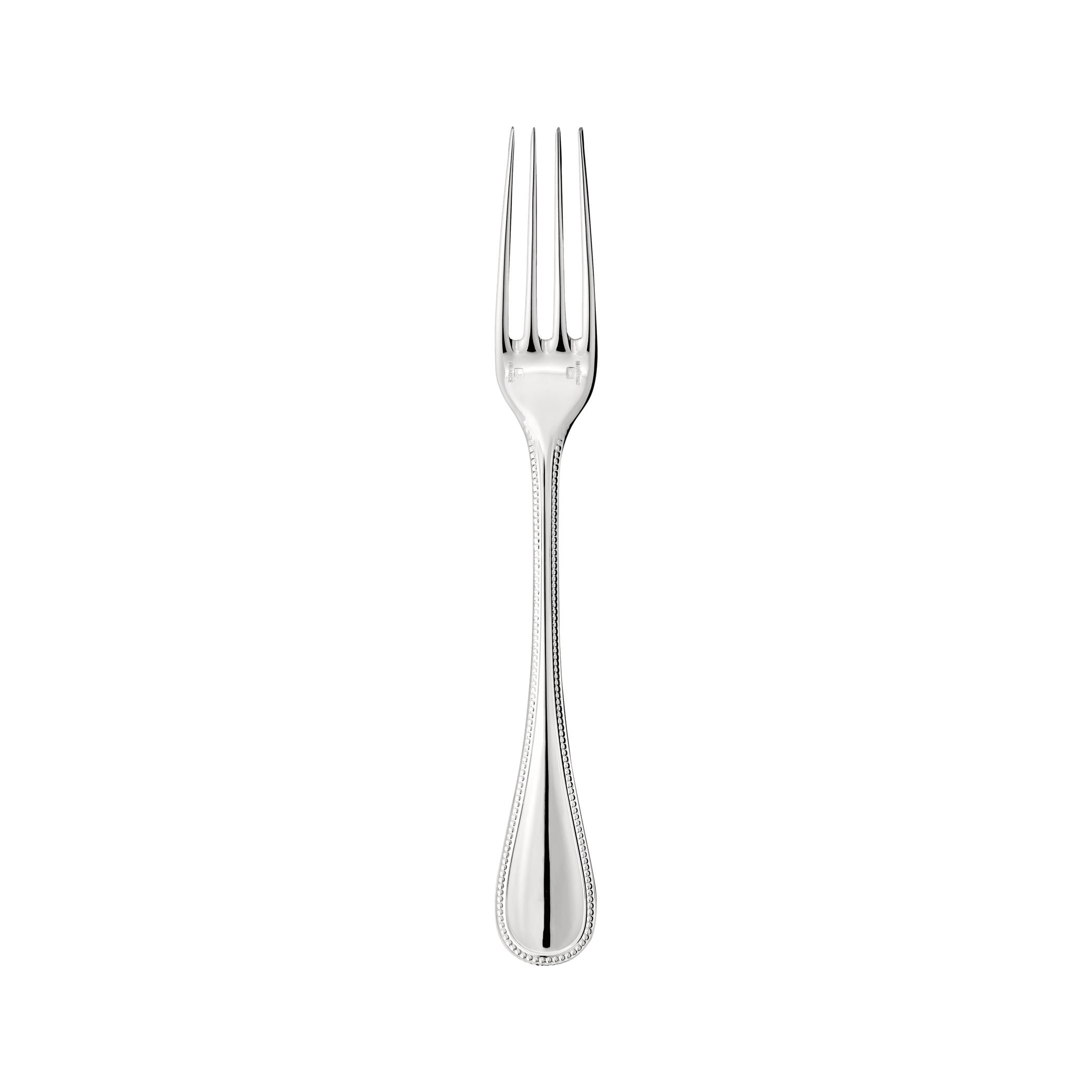 Christofle Perles Silver-Plated Dinner Fork