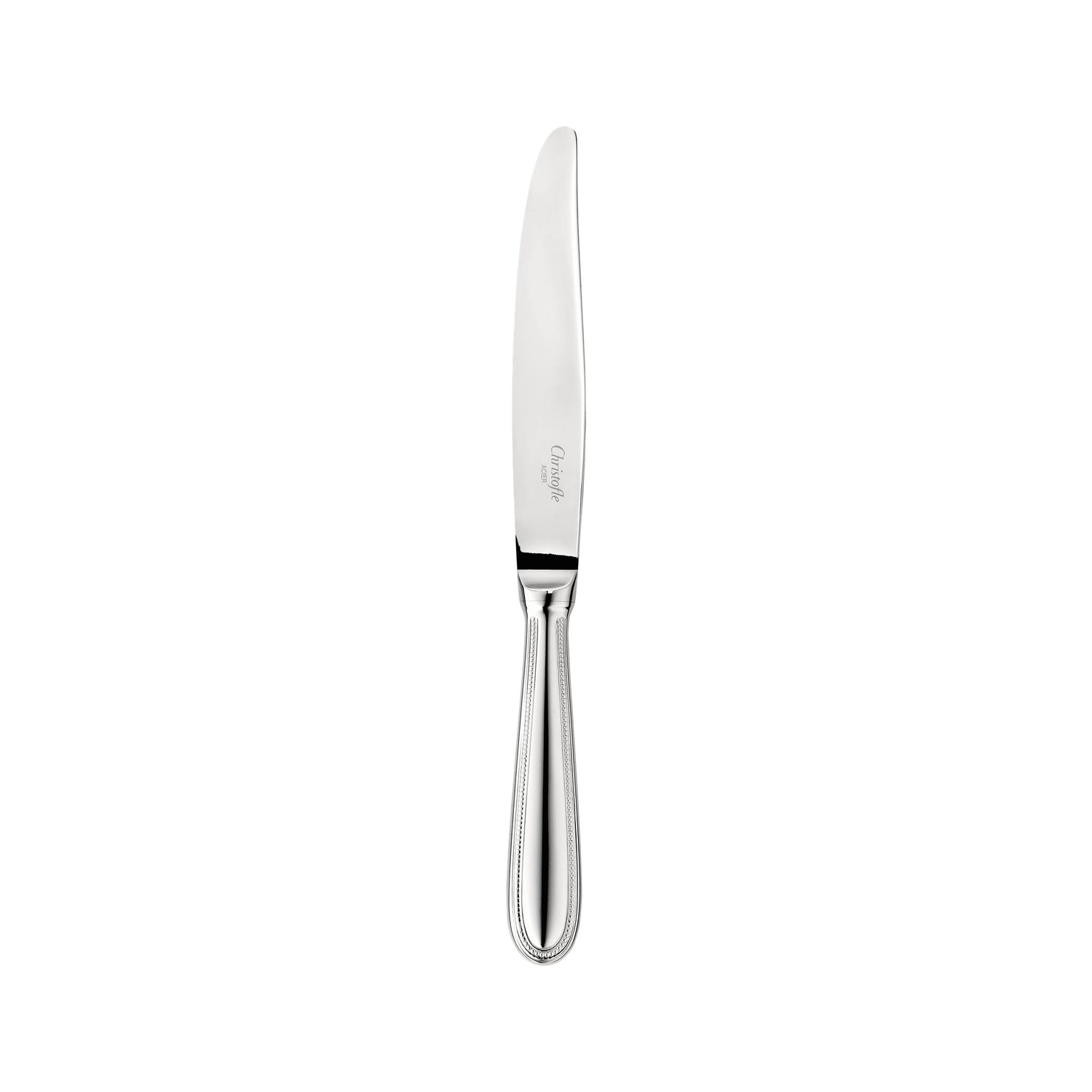 Christofle Steel Perles Stainless Steel Dinner Knife