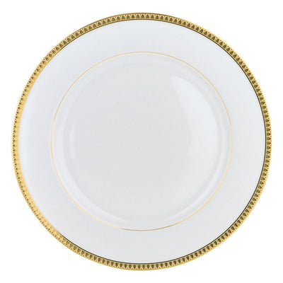 Christofle Malmaison Porcelain Dinner Plate Gold 26,5 Cm
