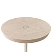 Michael Amini Lotus Bay Chairside Table - Sand