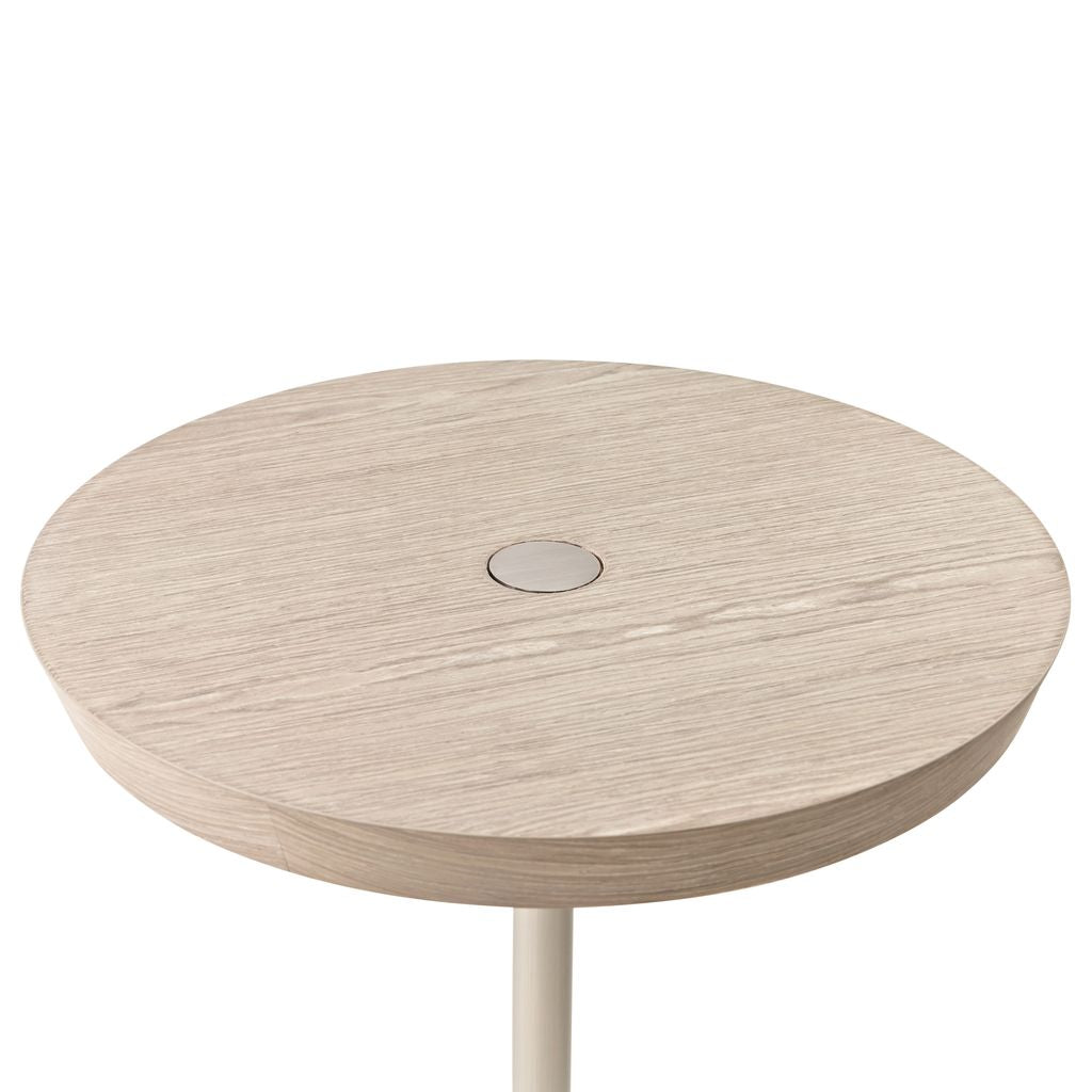 Michael Amini Lotus Bay Chairside Table - Sand