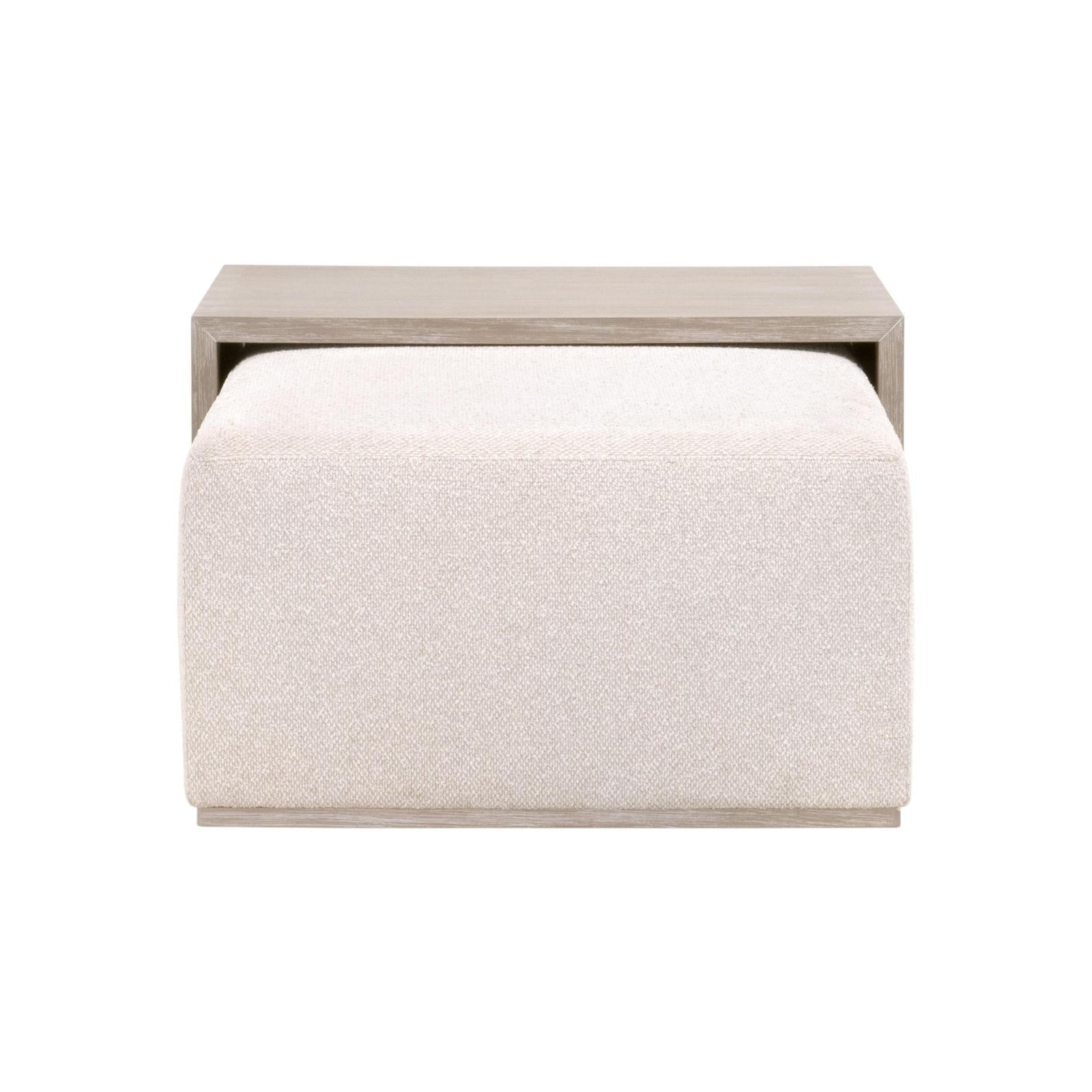 Essentials For Living Dovetail Upholstered Coffee Table