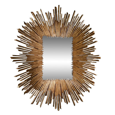 Global Views Gold Leaf Soleil Mirror