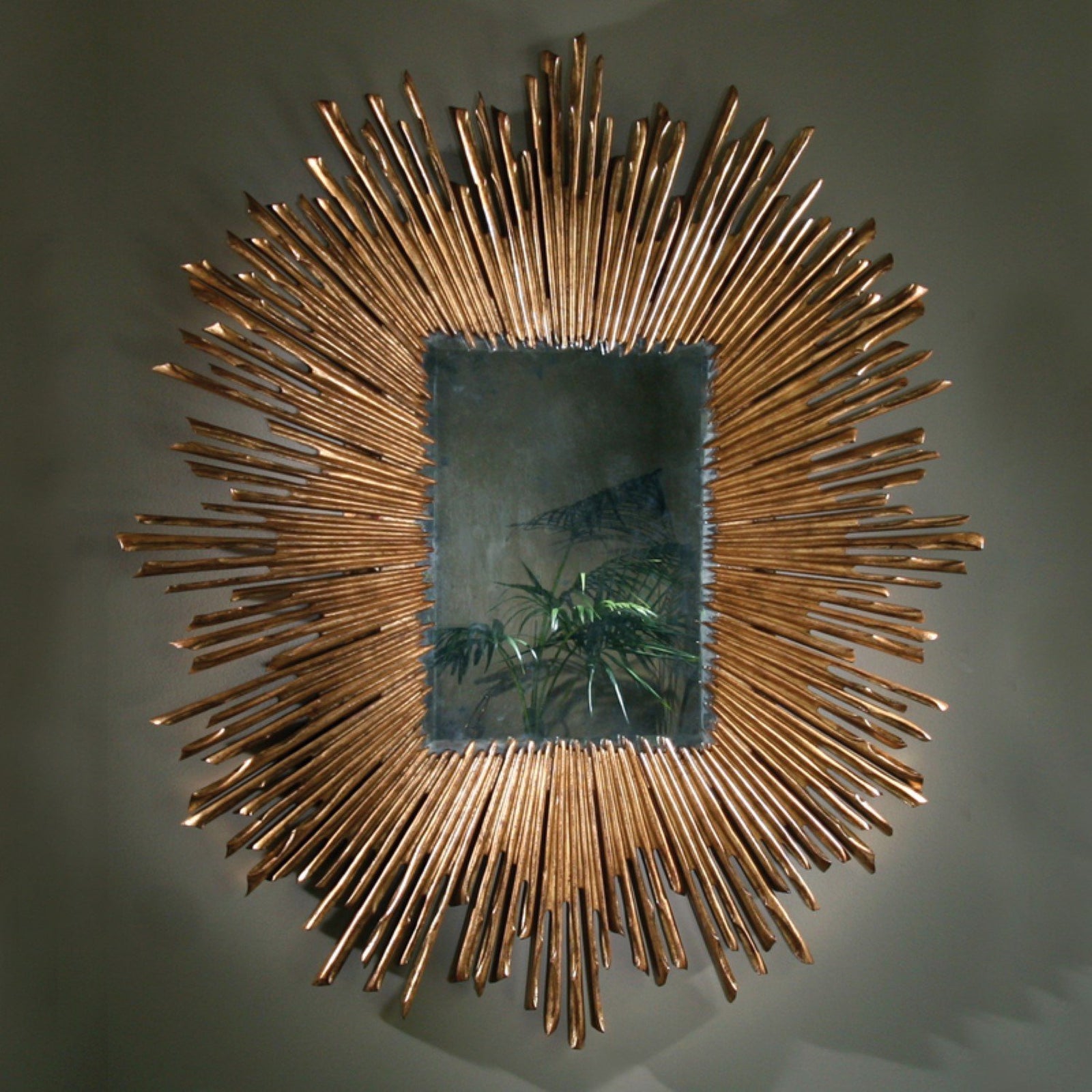 Global Views Gold Leaf Soleil Mirror
