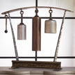 Global Views Three Tone Rail Sound Sculpture Natural Iron Clearance