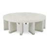 John Richard Revolve Cocktail Table, White