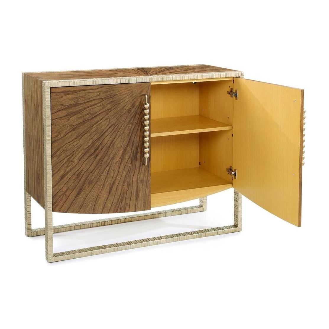 John Richard Korina Two-Door Cabinet