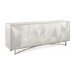 John Richard Vertex Four-Door Sideboard, Silver